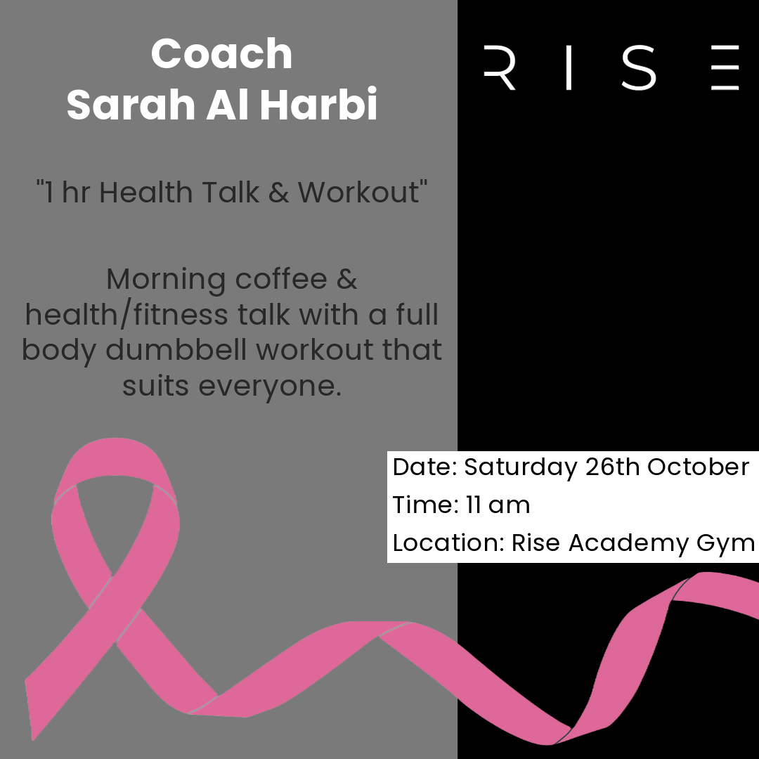 "1 Hr Health Talk & Workout" Coach Sarah: 11 am